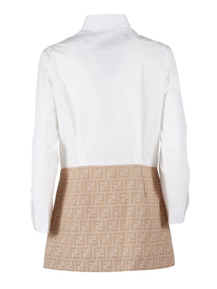 Fendi Jr FF CANVAS DRESS