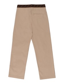 Fendi Jr EAVY GABARDINE PANTS