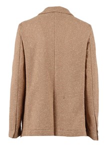 FABIANA FILIPPI GIACCA OVER CON REVER IN RETE PAILLETTES COLOR ACERO