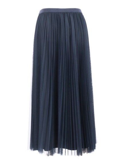 FABIANA FILIPPI PLEATED TULLE WIDE SKIRT