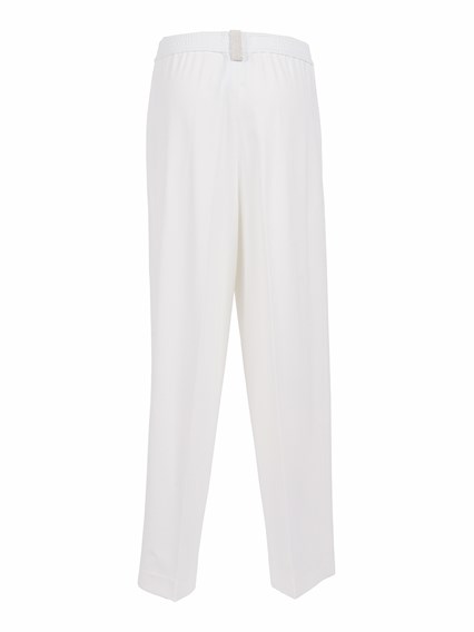 FABIANA FILIPPI MILANO STITCH JERSEY WIDE LEG TROUSERS