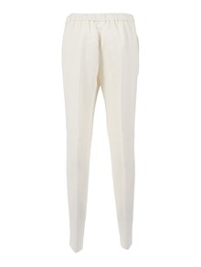 FABIANA FILIPPI VISCOSE LINEN REGULAR FIT JOGGING TROUSERS