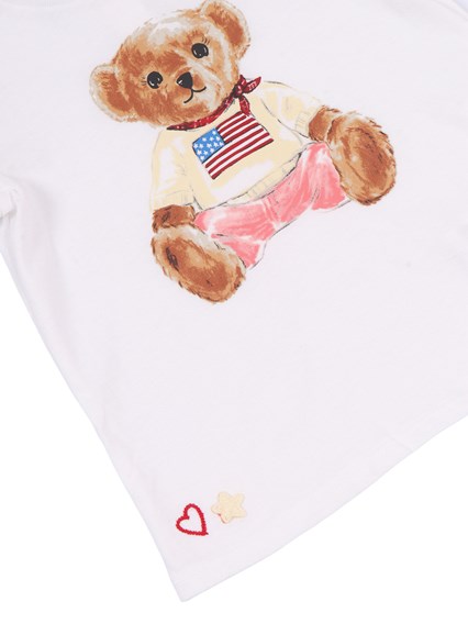POLO RALPH LAUREN BEAR TEE-KNIT SHIRTS-T-SHIRT