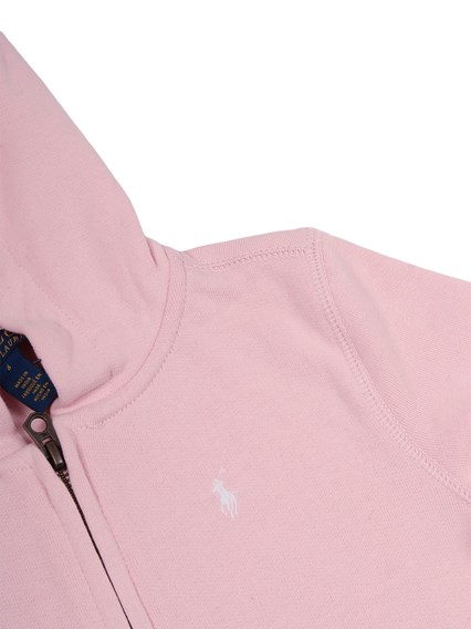 POLO RALPH LAUREN FZ HOODIE-TOPS-KNIT