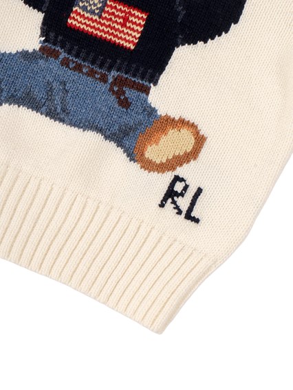 POLO RALPH LAUREN BEAR SWEATER-TOPS-SWEATER