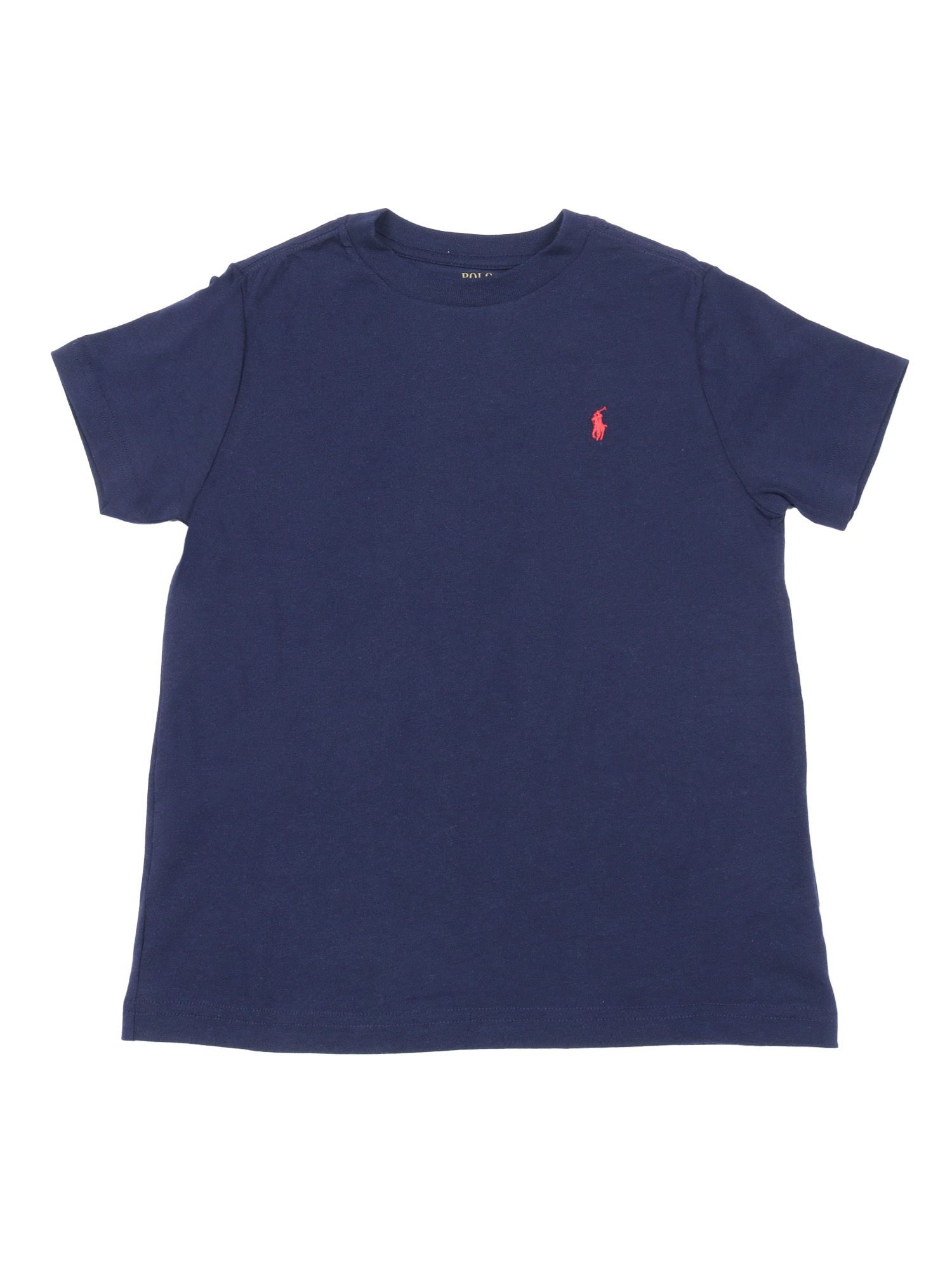 Polo Ralph Lauren Cruise Navy Boys' Polo Pony Short-sleeve Cotton T-shirt In Blue