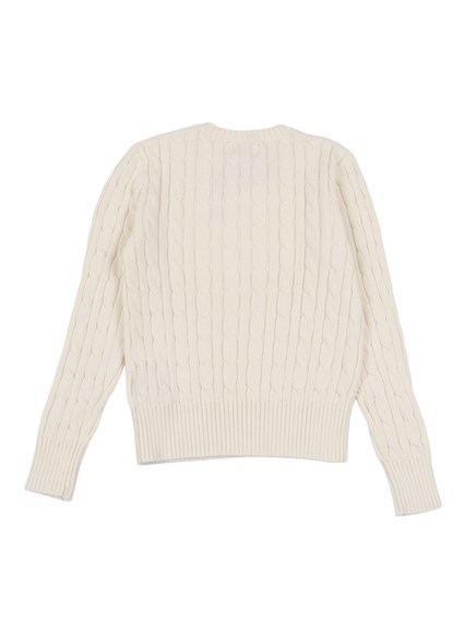 POLO RALPH LAUREN CABLE CN-SWEATER-PULLOVER