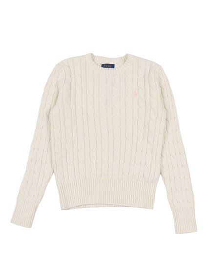 POLO RALPH LAUREN CABLE CN-SWEATER-PULLOVER