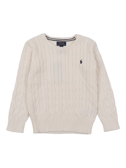 POLO RALPH LAUREN LS CABLE CN-TOPS-SWEATER
