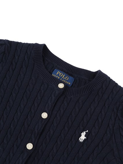 POLO RALPH LAUREN MINI CABLE-TOPS-SWEATER