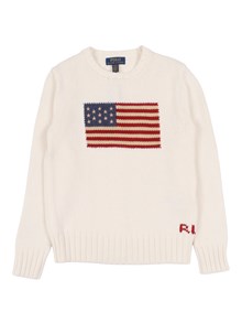 POLO RALPH LAUREN FLAG CN SWTR-TOPS-SWEATER