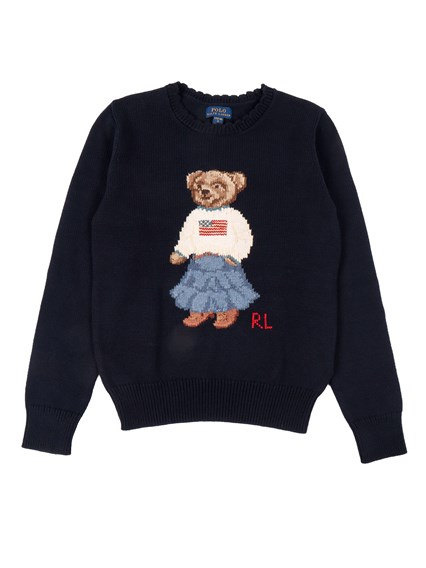 POLO RALPH LAUREN ICONIC BEAR-TOPS-SWEATER