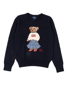 POLO RALPH LAUREN ICONIC BEAR-TOPS-SWEATER