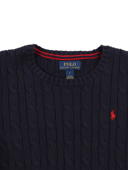 POLO RALPH LAUREN LS CABLE CN-TOPS-SWEATER