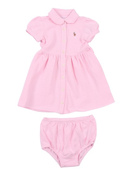 POLO RALPH LAUREN SOLID OXFORD-DRESSES-KNIT