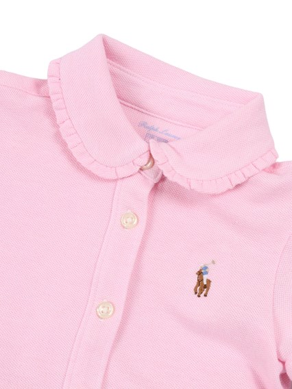 POLO RALPH LAUREN SOLID OXFORD-DRESSES-KNIT