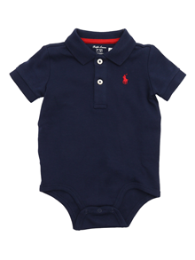 POLO RALPH LAUREN SS POLO-ONE PIECE-BODYSUIT