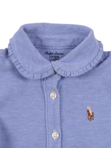 POLO RALPH LAUREN SOLID OXFORD-DRESSES-KNIT