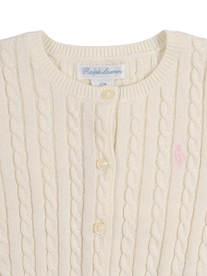 POLO RALPH LAUREN MINI CABLE-TOPS-SWEATER