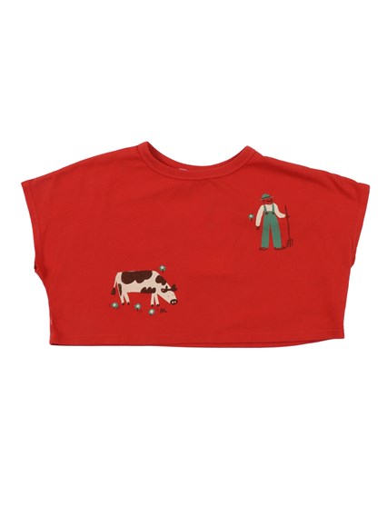 Bobo Choses Farm Adventure cropped T-shirt