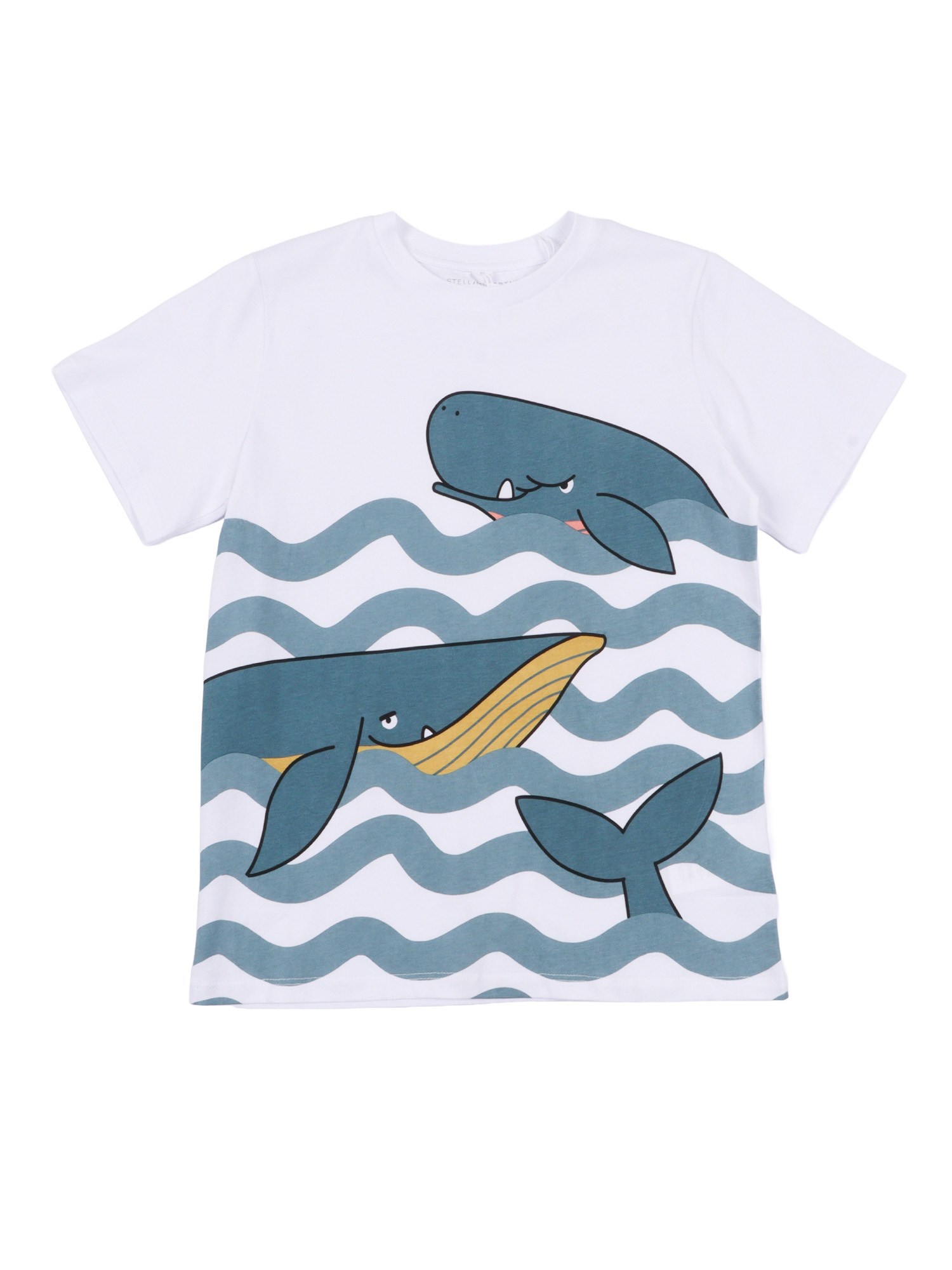 Stella Mccartney Printed Cotton T-shirt In White