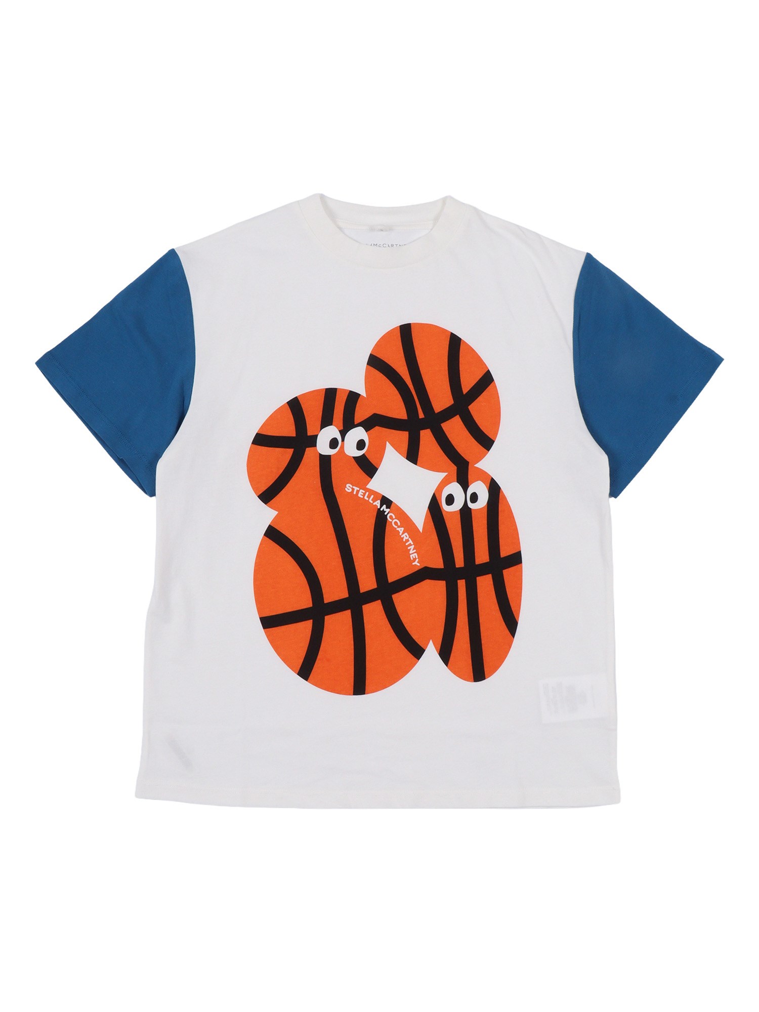 Stella Mccartney Printed Cotton Jersey T-shirt In Multi