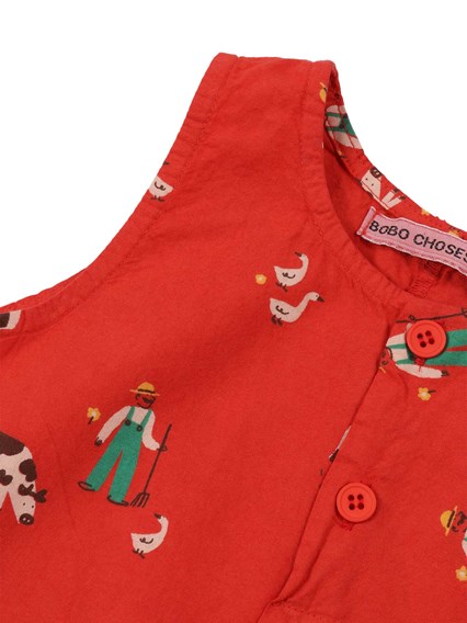 Bobo Choses Farm Adventure all over playsuit