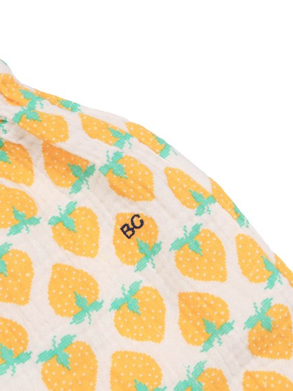 Bobo Choses Strawberry all over woven pants