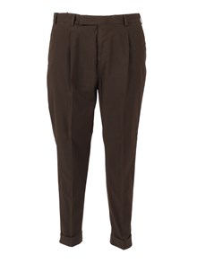 PT 01 REBEL 1 Pleat, Diagonal Pockets, Flap Back Pockets, Turn-Up