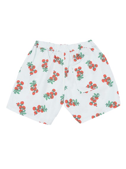 Bobo Choses Juicy Tomatoes woven shorts