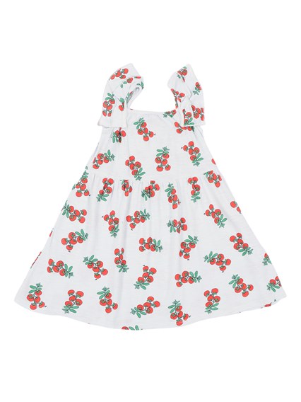 Bobo Choses Juicy Tomatoes all over ruffled dress