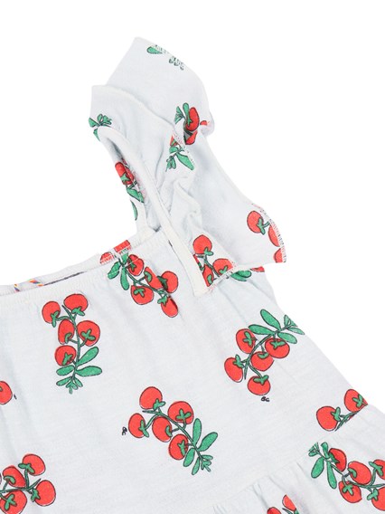 Bobo Choses Juicy Tomatoes all over ruffled dress