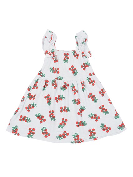 Bobo Choses Juicy Tomatoes all over ruffled dress