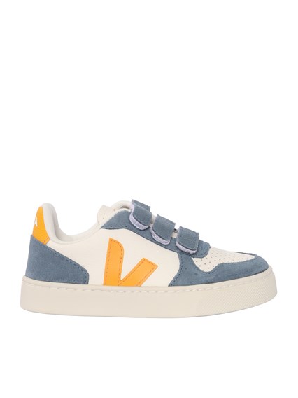 Veja SMALL V-10 LEAT PURE_OURO_CALIFORNIA