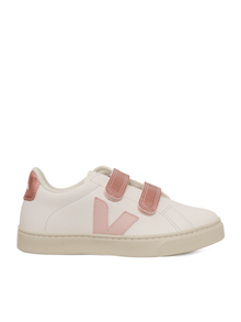 Veja SMALL ESPLAR LEATH WHIT_PETALE_NACRE SNEAKERS