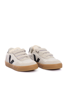 Veja SMALL V-90 O.T. WHITE_BLACK_NAT SNEAKERS