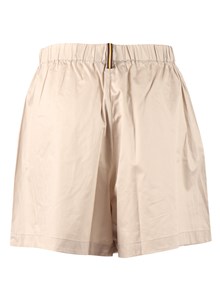 K-WAY LAMANDIE SHINY COTTON SHORTS