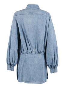 7 FOR ALL MANKIND UTILITY MINI DRESS Chambray Loft