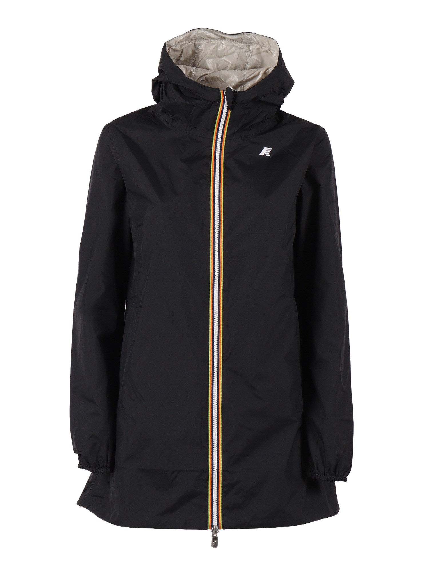 K-way K Way Sophie Plus Reversible Hooded Jacket In Multicolor