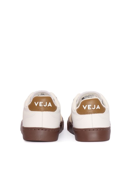 Veja SMALL VOLLEY O.T. WHITE_TENT_BARK SNEAKERS