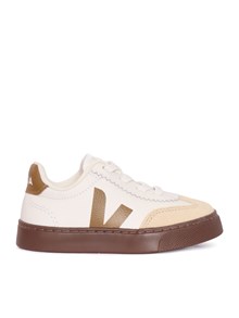 Veja SMALL VOLLEY O.T. WHITE_TENT_BARK SNEAKERS