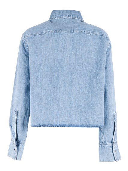 7 FOR ALL MANKIND IVY SHIRT Iris