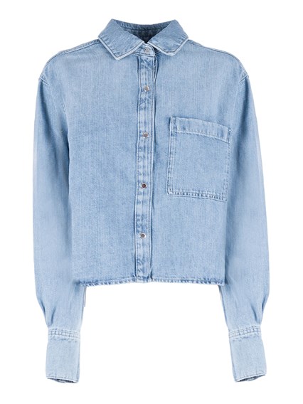 7 FOR ALL MANKIND IVY SHIRT Iris