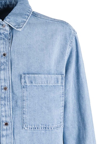 7 FOR ALL MANKIND IVY SHIRT Iris