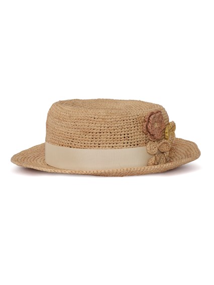Bonpoint Bonpoint beige "Lyse" hat