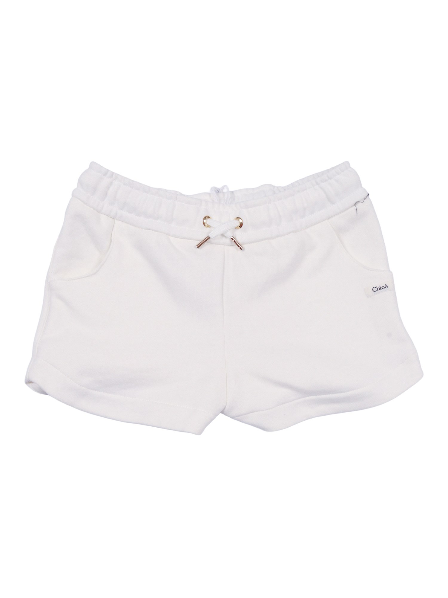 Chloé Drawstring Shorts In White