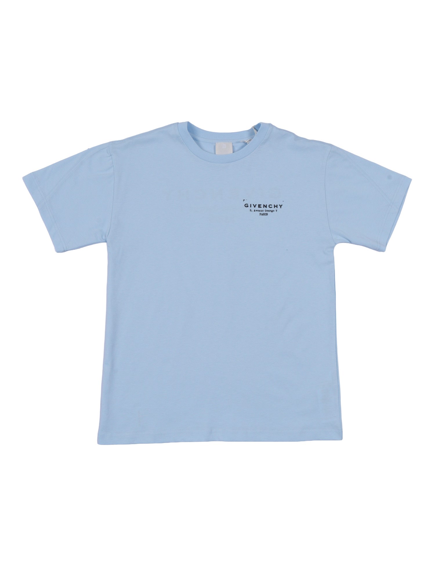 Givenchy Kids Tee Shirt In Blue
