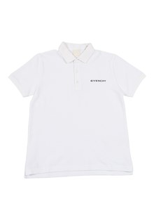 Givenchy Kids POLO MANICHE CORTE