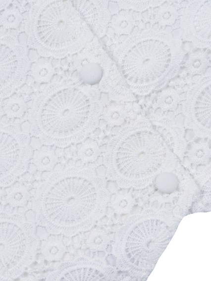 TWIN SET Girl MACRAME' VEST