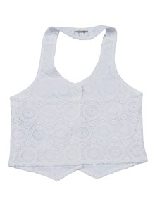 TWIN SET Girl MACRAME' VEST